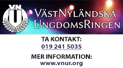 Västnyländska Ungdomsringen rf logo
